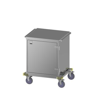 不鏽鋼密閉式器械個案車